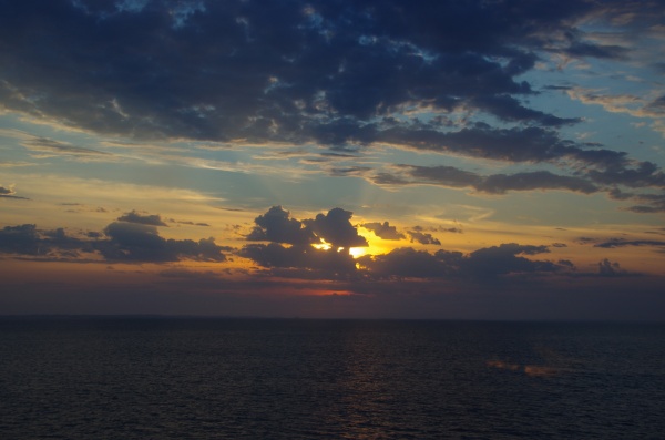 Sunset from the Ship
