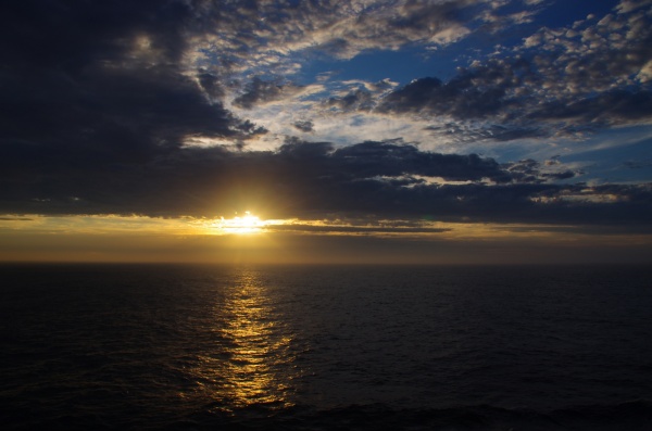 Sunset from the Ship
