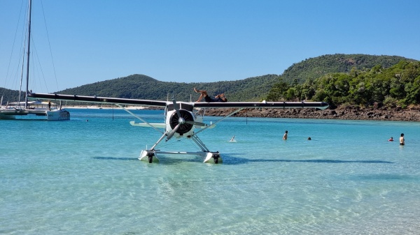 Whitsundays QLD - whitehaven beach chilling.

