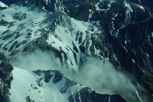 Flying over to Milford Sound
