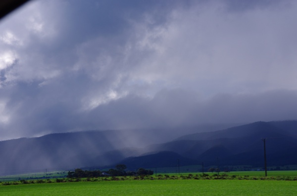 SA rain in the Hills near Burra

