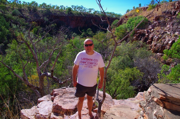 Grotto near Kununarra - Me
