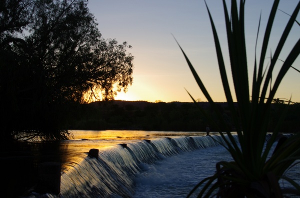 Ivanhoe River crossing - Sunset
