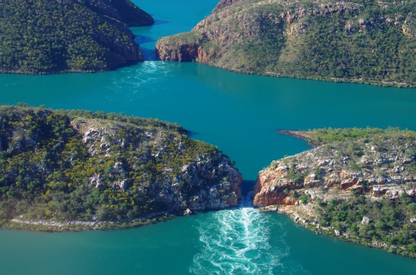 Derby Horizontal Falls tour - Horizontal Falls from the Air
