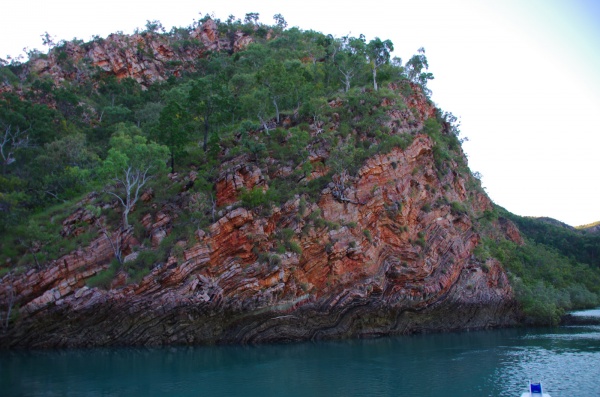 Derby Horizontal Falls tour - from the Boat.
