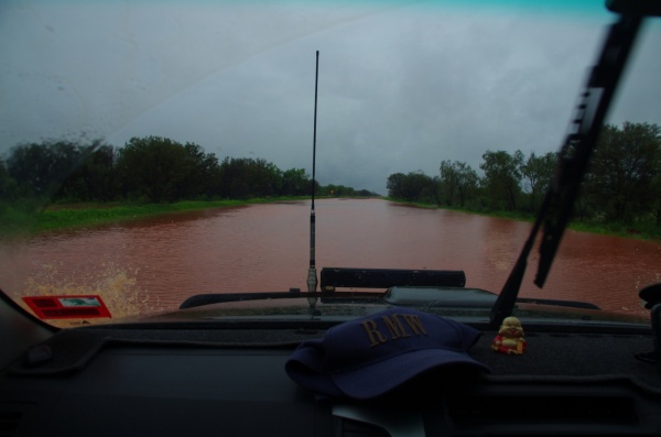 A very slippery drive to Arlparra
