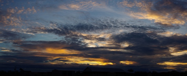 Sunset over Arlparra town
