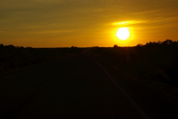 Birdsville track sunset
