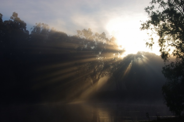Murray River Sun rise 2014
